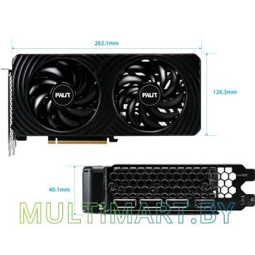 Видеокарта Palit GeForce RTX 5060 Ti Dual 8GB GDDR7 (NE7506T019P1-GB2062D) картинка 10
